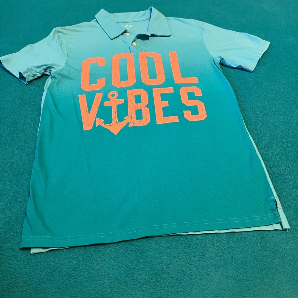 The Childrens Place ombré polo shirt